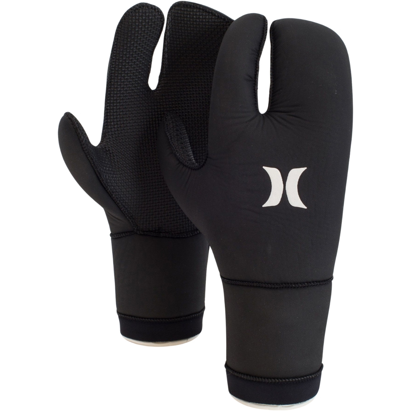2025 Hurley Advantage Plus 5mm 3 Finger Gloves CI7318 - Black